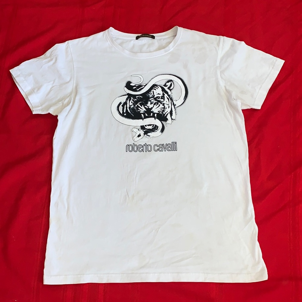 White Roberto Cavalli T-Shirt